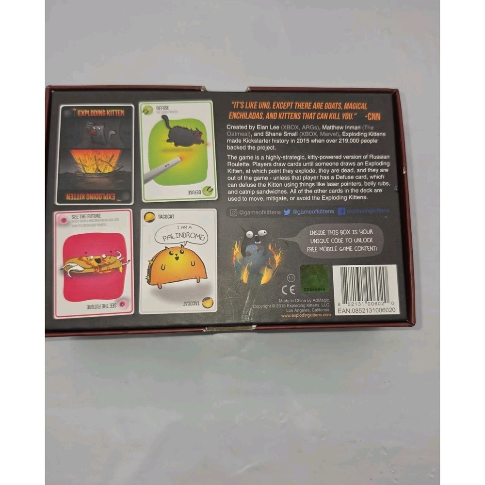 Exploding Kittens Original Edition Card Game COMPLETE! - Picture 3 of 6